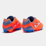 JOMA Toledo JR 2308 HG/FG Firm Ground Youth Soccer Cleats - Orange/Royal - Best Buy Soccer