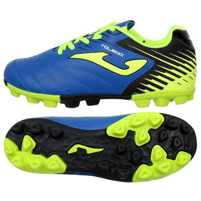 Joma Toledo JR 904 FG Firm Ground Youth Soccer Cleats - Royal/Yellow - Best Buy Soccer