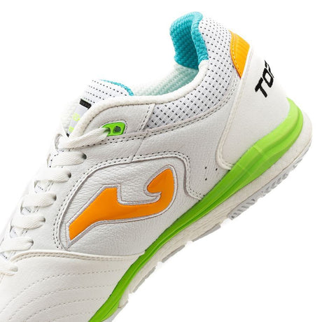 JOMA Top Flex Rebound 2332 IN Indoor Soccer Shoes - White/Orange - Best Buy Soccer