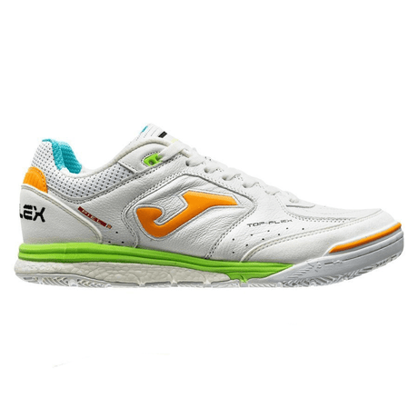 JOMA Top Flex Rebound 2332 IN Indoor Soccer Shoes - White/Orange - Best Buy Soccer