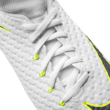 Kids' Nike Jr. Hypervenom Phantom 3 Academy Dynamic Fit (FG) Firm - Ground Football Boot White/Grey/Volt - Best Buy Soccer