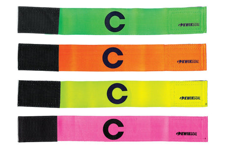 Kwik Goal Captain C Arm Band Hi - Vis Green - Best Buy Soccer