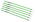 Bastones de entrenamiento Kwik Goal de color verde