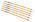 Bastones de entrenamiento Kwik Goal de color naranja