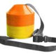 Kwikgoal Mini Disc Cone Kit 50 (25 each color and strap cone carrier) - Best Buy Soccer