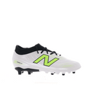 New Balance Tekela Team Low Laced Kids Firm Ground Soccer Cleats V5 -White