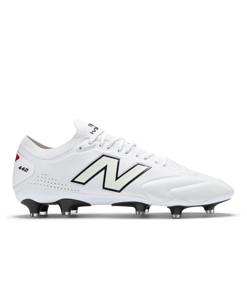 New Balance 442 Elite Knit V3 FG Men's Soccer Cleats - White