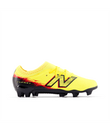 New Balance Furon Team V8 FG Firm Ground Youth Soccer Cleats - Punch Yellow