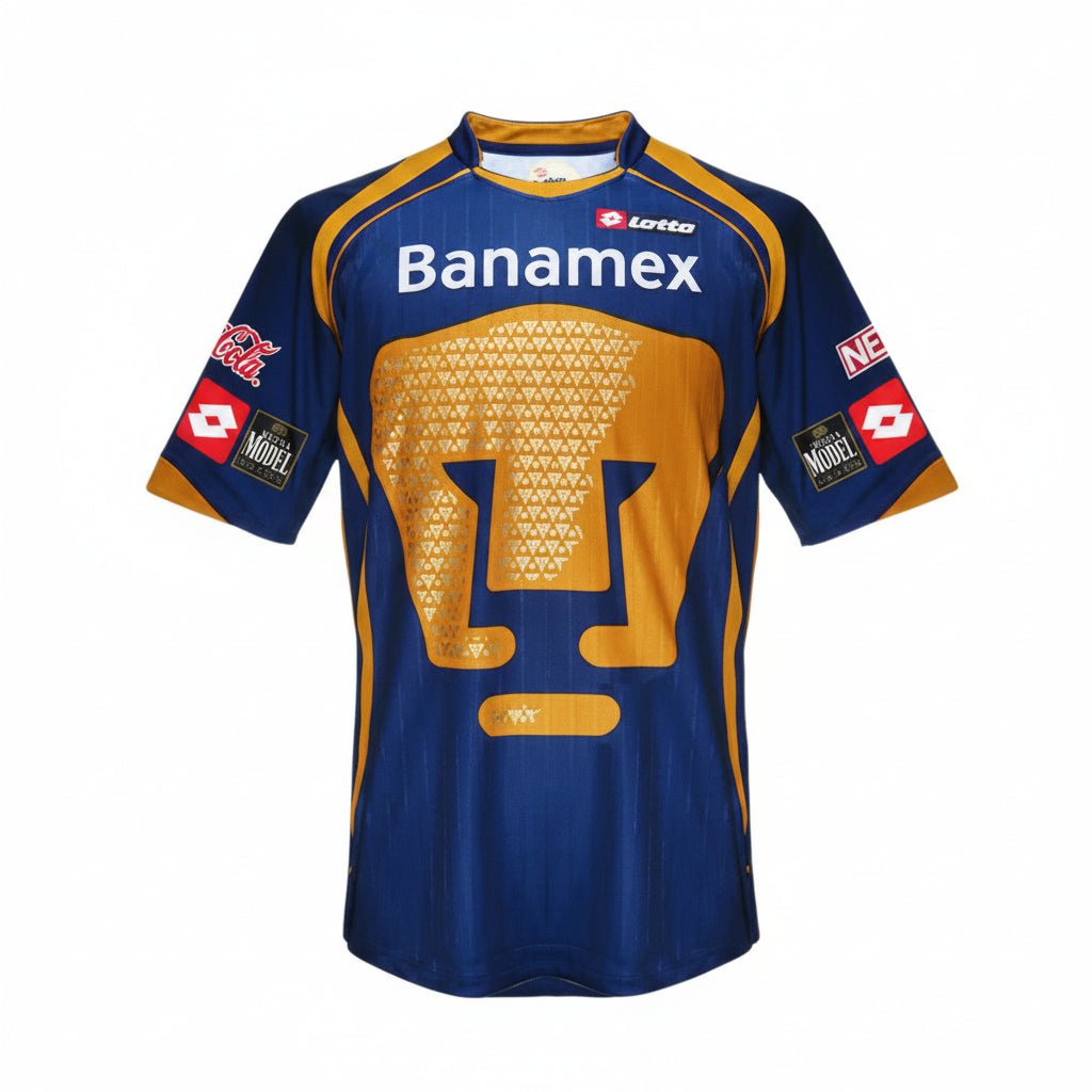 Lotto Pumas Away Jersey 08/09 - Navy/Gold - Best Buy Soccer