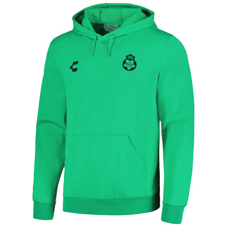 Sudadera con capucha Charly Santos Player Verde