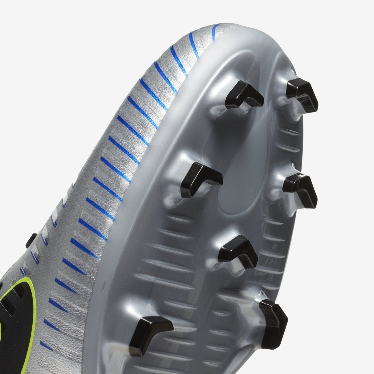 Nike JR Mercurial Victory VI FG Soccer Cleats - Racer Blue/Chrome/Volt/Black