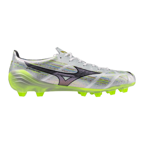 MIZUNO A II Japan FG Firm Ground White/Neon Green - Best Buy Soccer