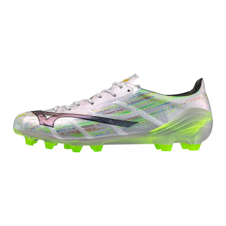 MIZUNO A II Japan FG Firm Ground White/Neon Green - Best Buy Soccer