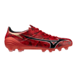 Mizuno Alpha II Japan FG Firm Ground Soccer Cleats - Red/Black - Best Buy Soccer