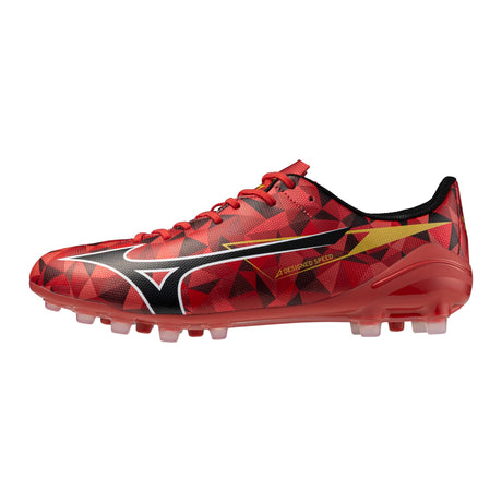 Mizuno Alpha II Select AG Artificial Grass Soccer Cleats - Red/Black - Best Buy Soccer