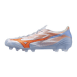 Mizuno Alpha III Japan FG Men's Soccer Cleats - Blue Finch/Orange - Best Buy Soccer