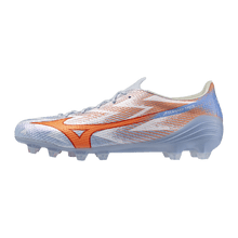 Mizuno Alpha III Japan FG Men's Soccer Cleats - Blue Finch/Orange - Best Buy Soccer