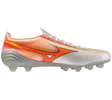 Mizuno Alpha III Japan FG Men's Soccer Cleats - White/Orange - Best Buy Soccer