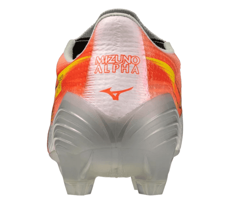 Mizuno Alpha III Japan FG Men's Soccer Cleats - White/Orange - Best Buy Soccer