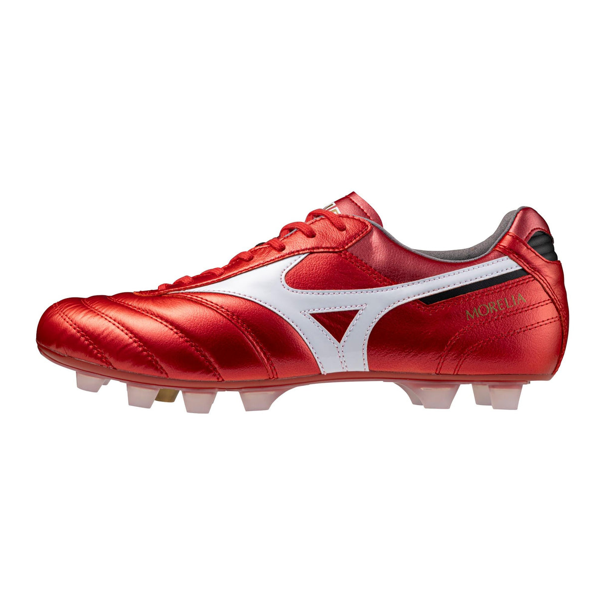 Mizuno Morelia II Japan FG Firm Ground Soccer Cleats - Red/White - Best Buy Soccer