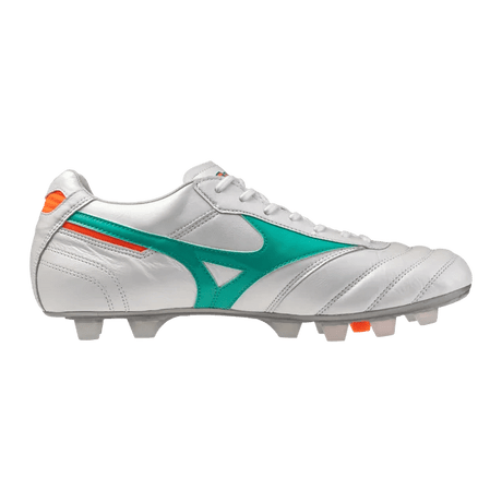 Mizuno Morelia II Japan FG Men's Soccer Cleats - White/Arcadia - Best Buy Soccer