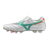 Mizuno Morelia II Japan FG Men's Soccer Cleats - White/Arcadia - Best Buy Soccer