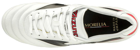 Mizuno Morelia II Made in Japan FG Firm Ground Pearl/Black/Red - Best Buy Soccer