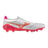 Mizuno Morelia Neo IV Beta Elite FG Firm Ground Soccer Cleats - White/Pink - Best Buy Soccer