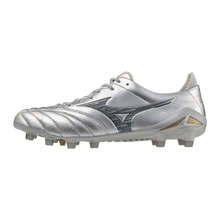 Mizuno Morelia Neo IV Elite FG Firm Ground Silver/Gold - Best Buy Soccer