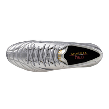 Mizuno Morelia Neo IV Elite FG Firm Ground Silver/Gold - Best Buy Soccer