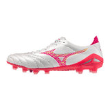 Mizuno Morelia Neo IV Elite FG Firm Ground Soccer Cleats - White/Pink - Best Buy Soccer