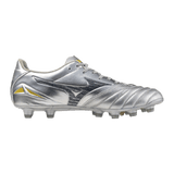 Mizuno Morelia Neo IV Pro FG Firm Ground Silver/Gold - Best Buy Soccer