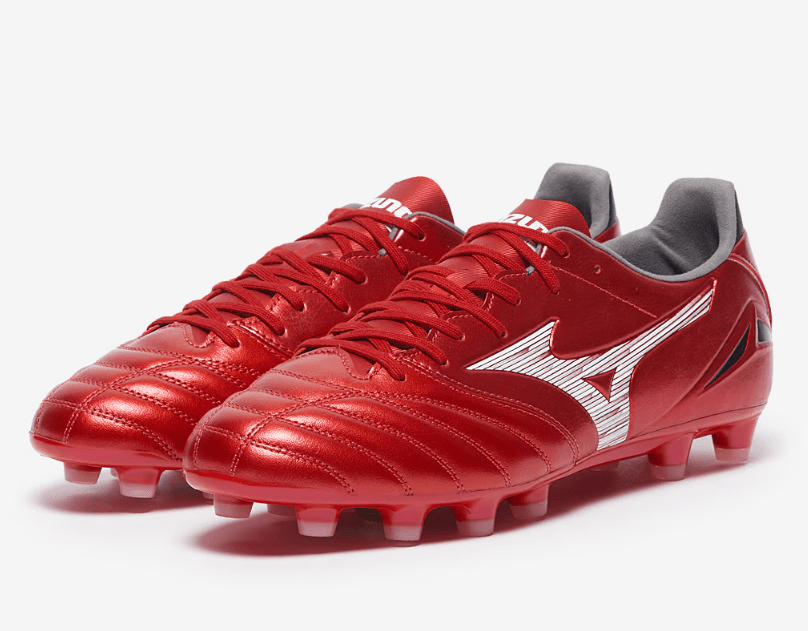 Mizuno Morelia Neo IV Pro FG Firm Ground Soccer Cleats - Red/White - Best Buy Soccer