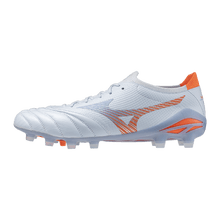 Mizuno Morelia Neo V Beta Elite FG Men's Soccer Cleats - Blue Finch/Orange - Best Buy Soccer