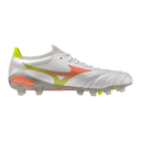 Mizuno Morelia Neo V Beta Elite FG Men's Soccer Cleats - White/Orange - Best Buy Soccer