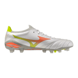 Mizuno Morelia Neo V Beta Elite FG Men's Soccer Cleats - White/Orange - Best Buy Soccer