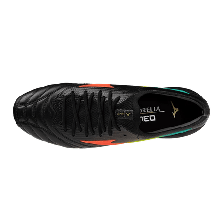 Mizuno Morelia Neo V Beta Japan FG Men's Soccer Cleats - Black/Orange - Best Buy Soccer