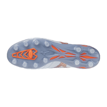 Mizuno Morelia Neo V Beta Japan FG Men's Soccer Cleats - Blue Finch/Orange - Best Buy Soccer