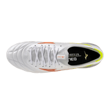 Mizuno Morelia Neo V Beta Japan FG Men's Soccer Cleats - White/Orange - Best Buy Soccer