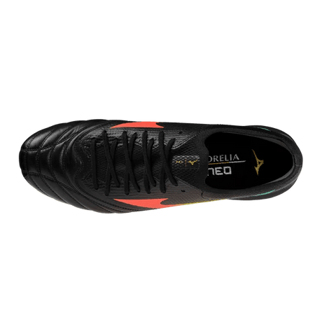 Mizuno Morelia Neo V Beta Pro FG Men's Soccer Cleats - Black/Orange - Best Buy Soccer