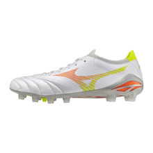 Mizuno Morelia Neo V Beta Pro FG Men's Soccer Cleats - White/Orange - Best Buy Soccer