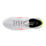 Mizuno Morelia Neo V Beta Pro FG Men's Soccer Cleats - White/Orange - Best Buy Soccer
