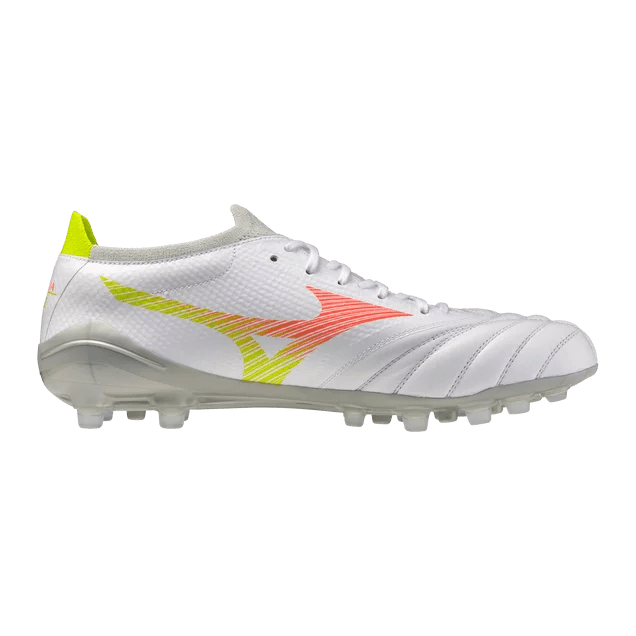 Mizuno Morelia Neo V Beta Pro FG Men's Soccer Cleats - White/Orange - Best Buy Soccer