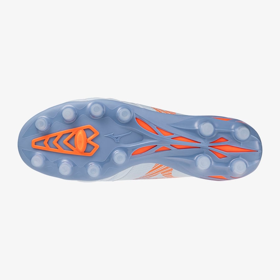 Mizuno Morelia Neo V Pro FG Men's Soccer Cleats - Blue Finch/Orange - Best Buy Soccer