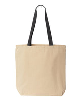 Natural Tote with Contrast-Color Handles - Best Buy Soccer