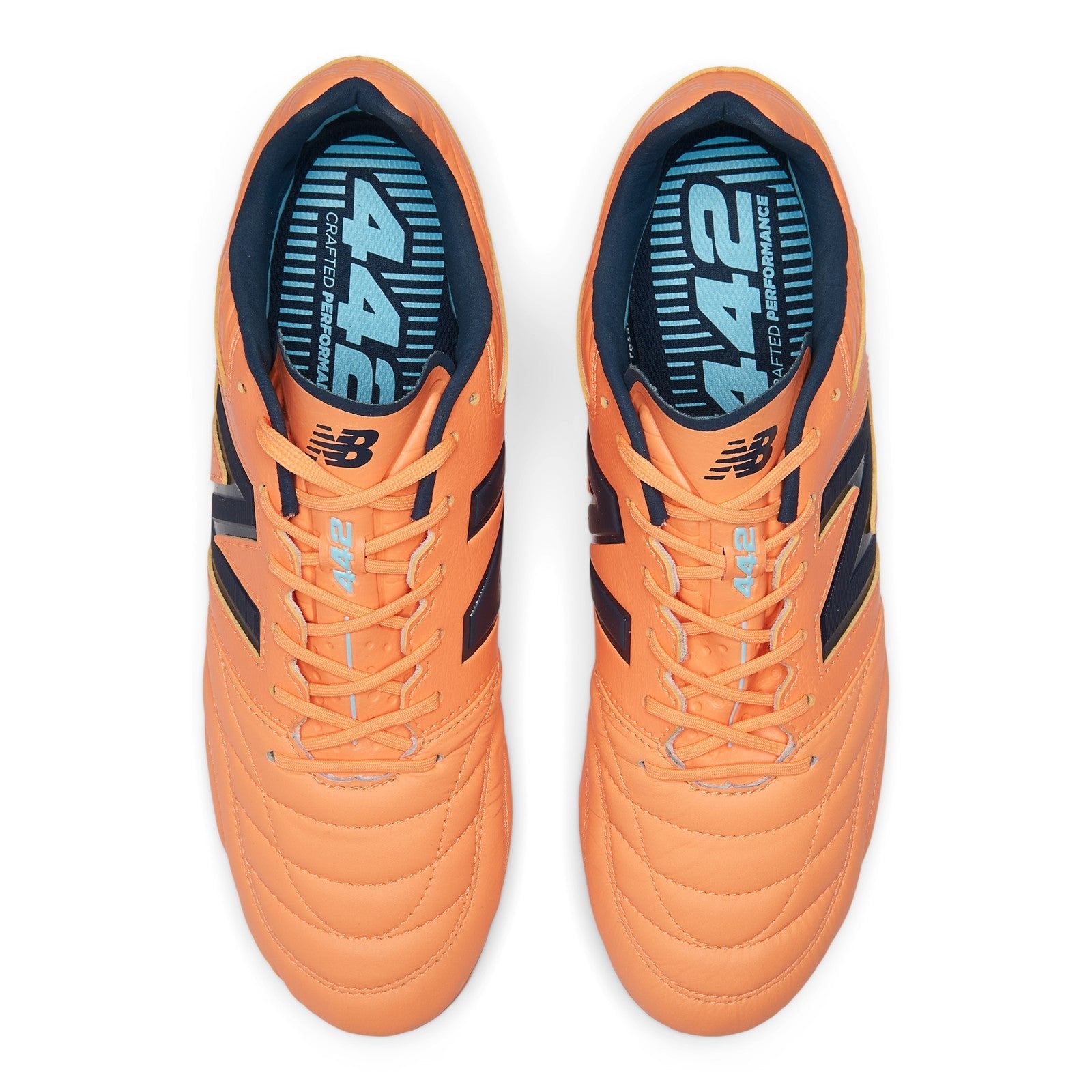 New Balance 442 Pro FG V2 Firm Ground Soccer Cleats - Hot Mango - Best Buy Soccer