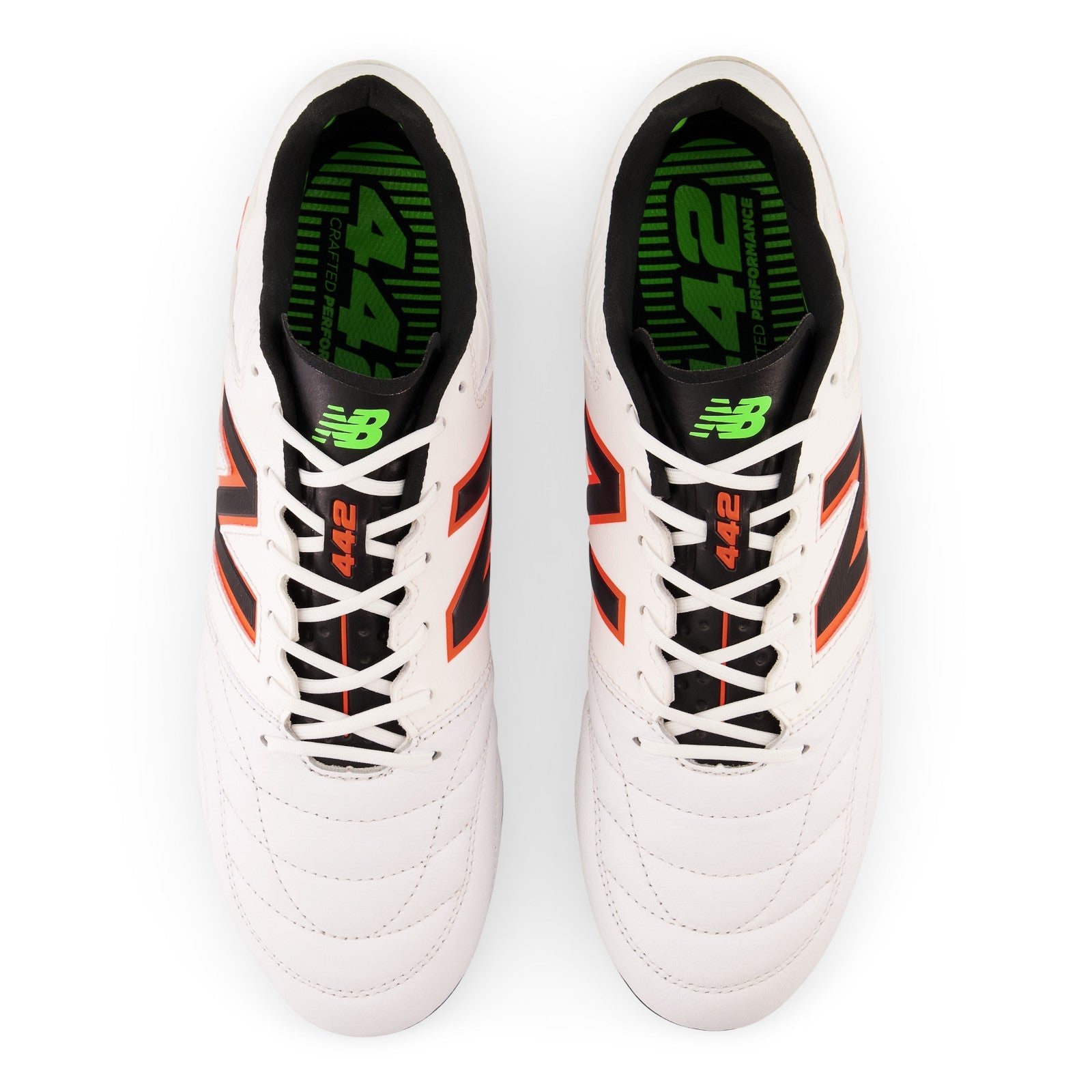 New Balance 442 Pro FG V2 Firm Ground Soccer Cleats - White - Best Buy Soccer