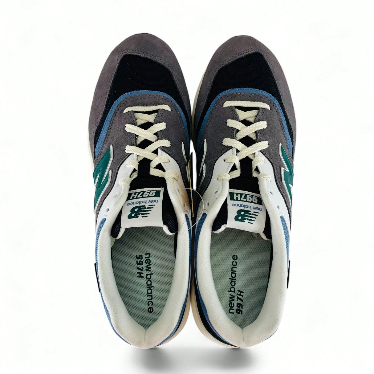 New Balance 997H Cordura Sneaker Shoes - Grey/Black/Heron Blue/Green - Best Buy Soccer