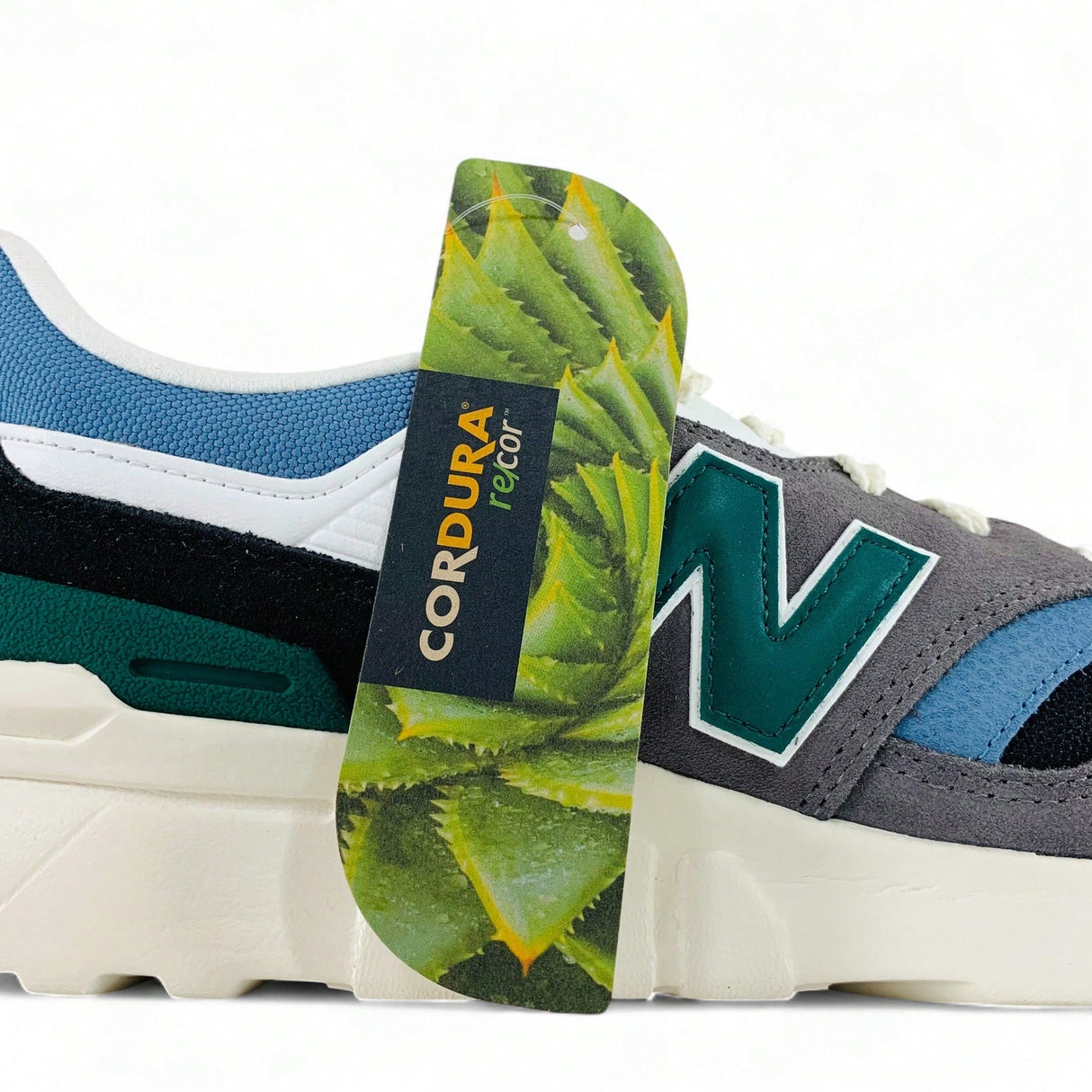 New Balance 997H Cordura Sneaker Shoes - Grey/Black/Heron Blue/Green - Best Buy Soccer