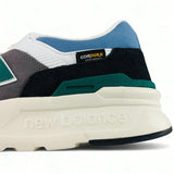 New Balance 997H Cordura Sneaker Shoes - Grey/Black/Heron Blue/Green - Best Buy Soccer